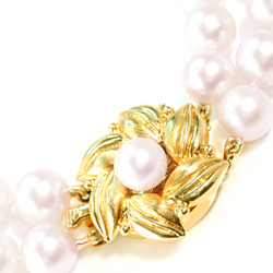 pearl, pendant, necklace, gold, Gallery of Diamonds, Newport Beach, Jewelry, Vintage, Estate, Custom, Bracelet, Yellow Gold, Pearl, Floral, High Luster
