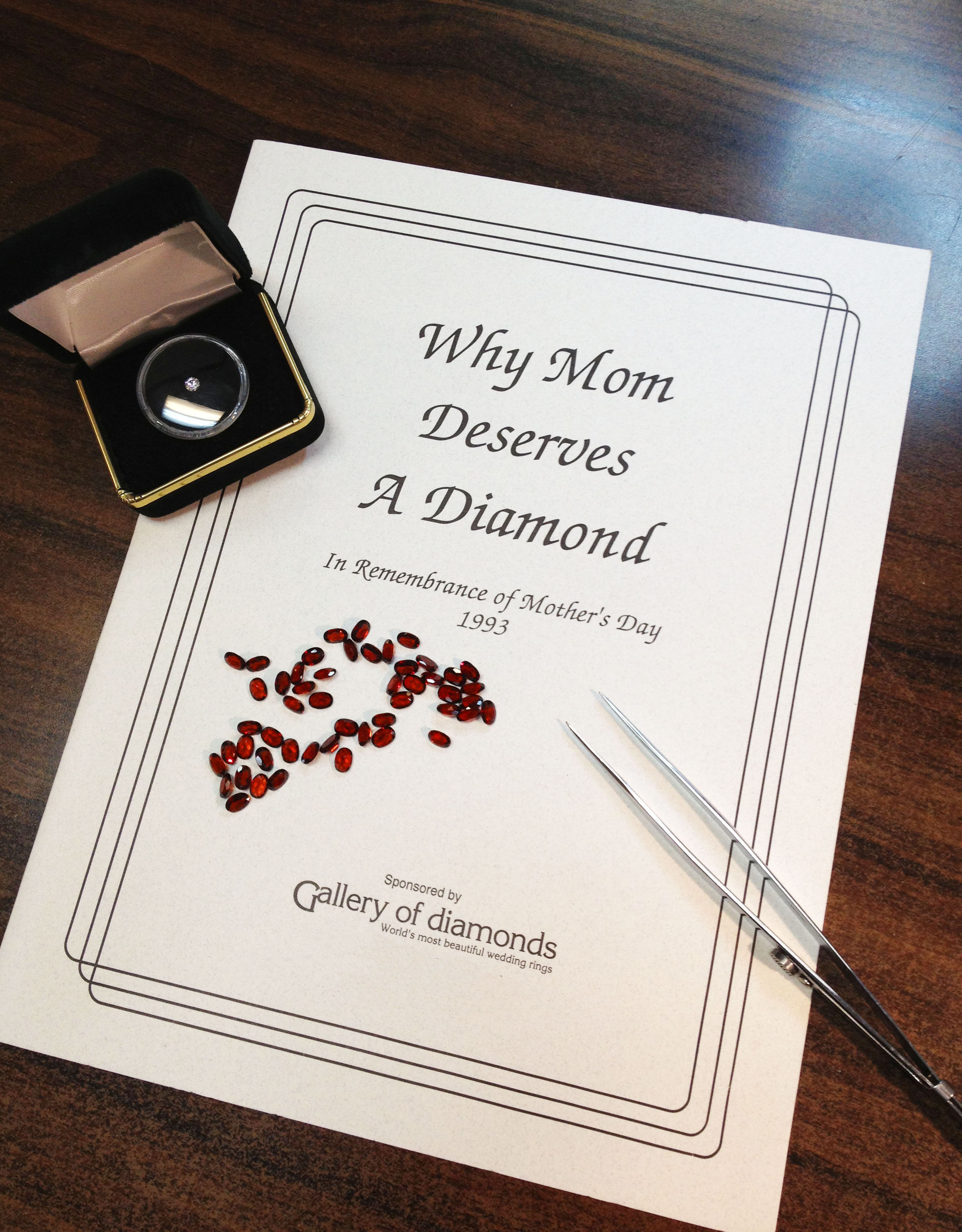 gems, essays, book, diamond mike, Gallery of diamonds, newport beach, 92660, why mom deserves a diamond